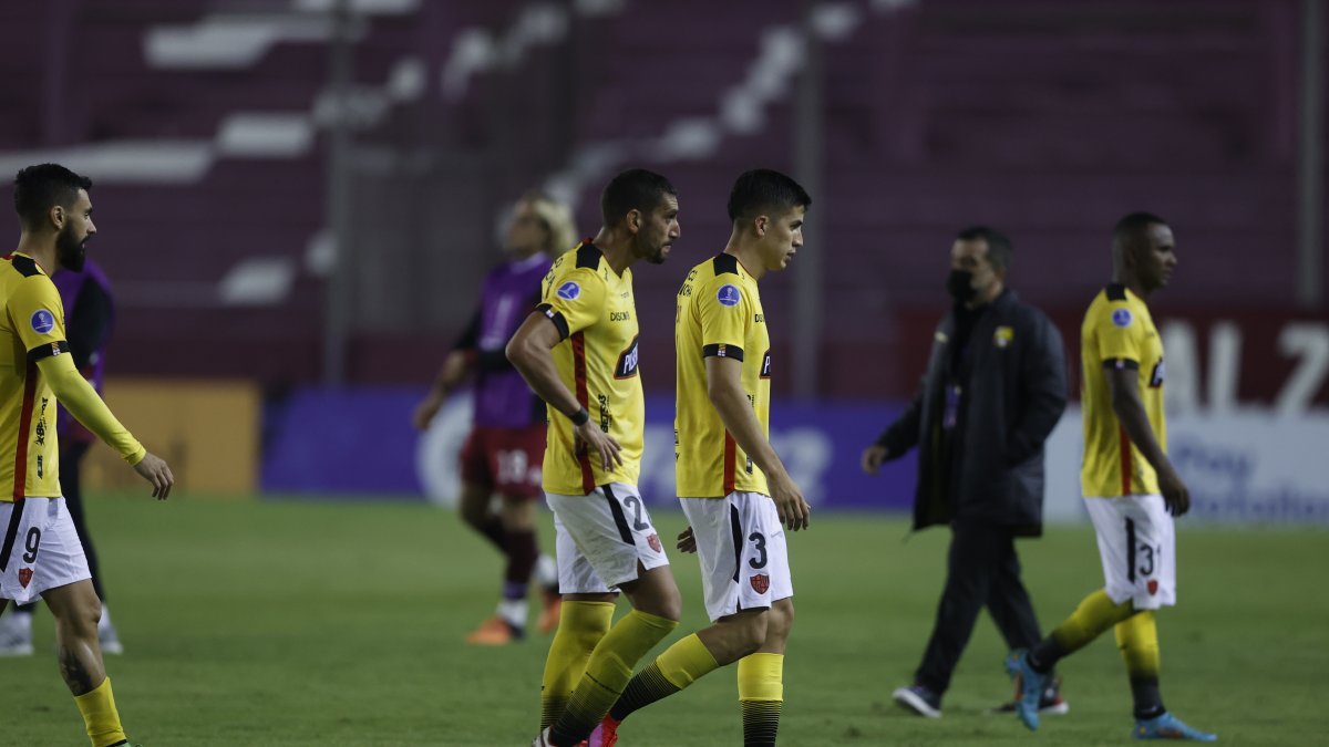 Barcelona perdió 3-1 en su visita a Lanús, el pasado jueves 14 de abril de 2022.