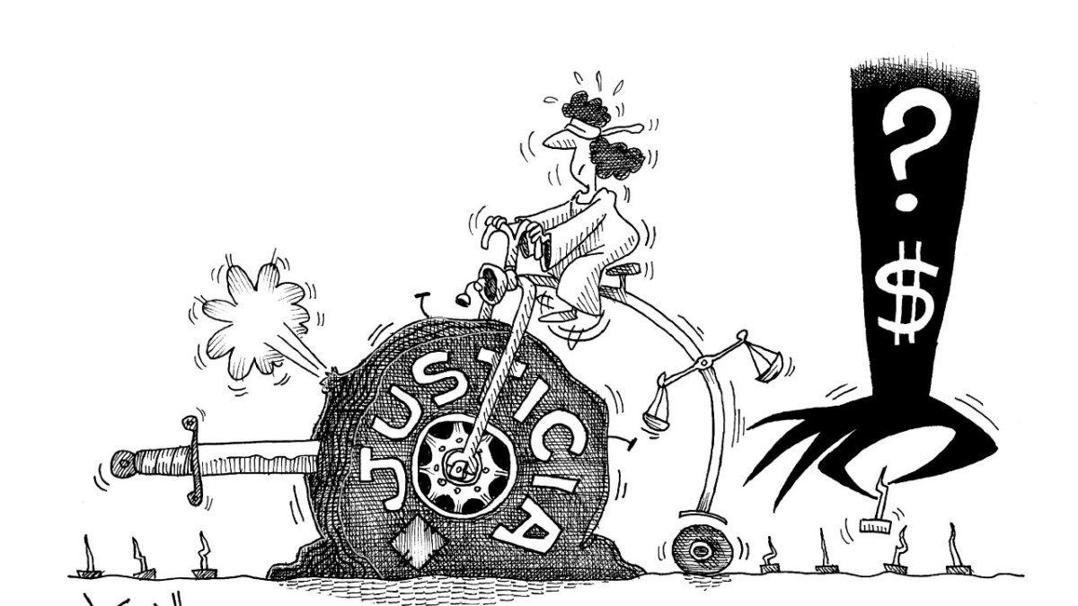 Entrampada en leguleyadas que terminan en la impunidad.