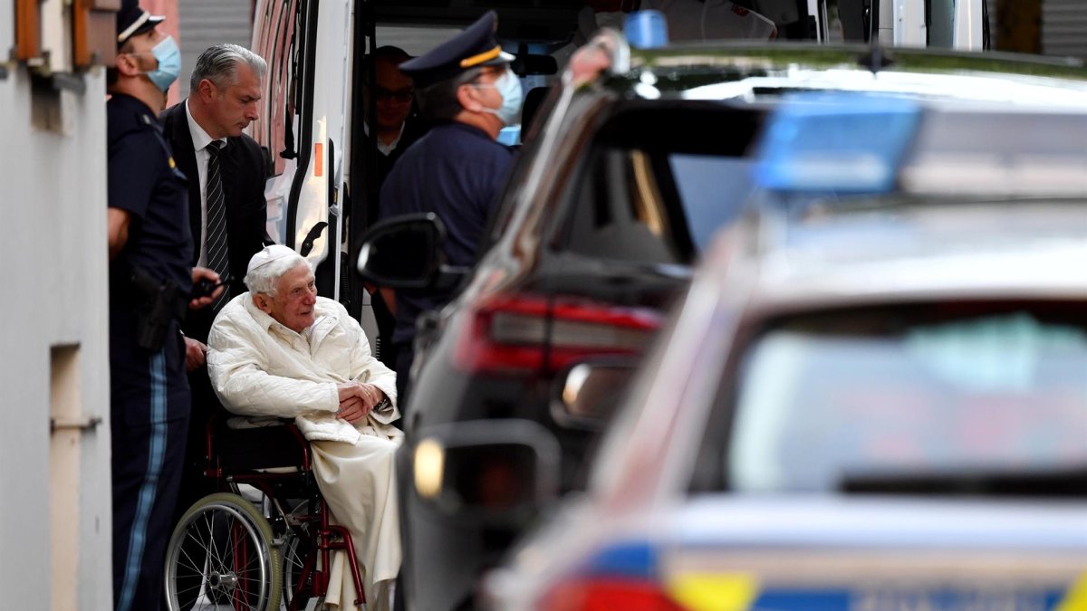 El papa emérito Benedicto XVI, en una fotografía de archivo.