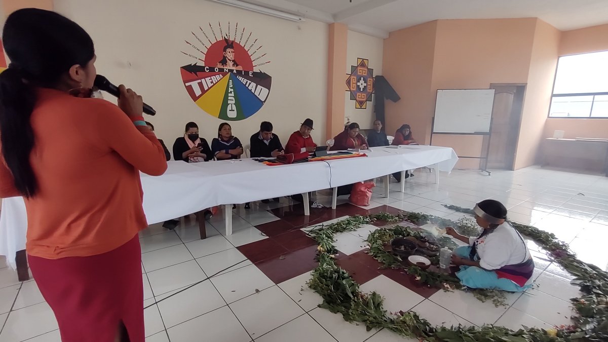 El Consejo Ampliado de la Conaie sesionó el pasado 12 de abril en Quito.