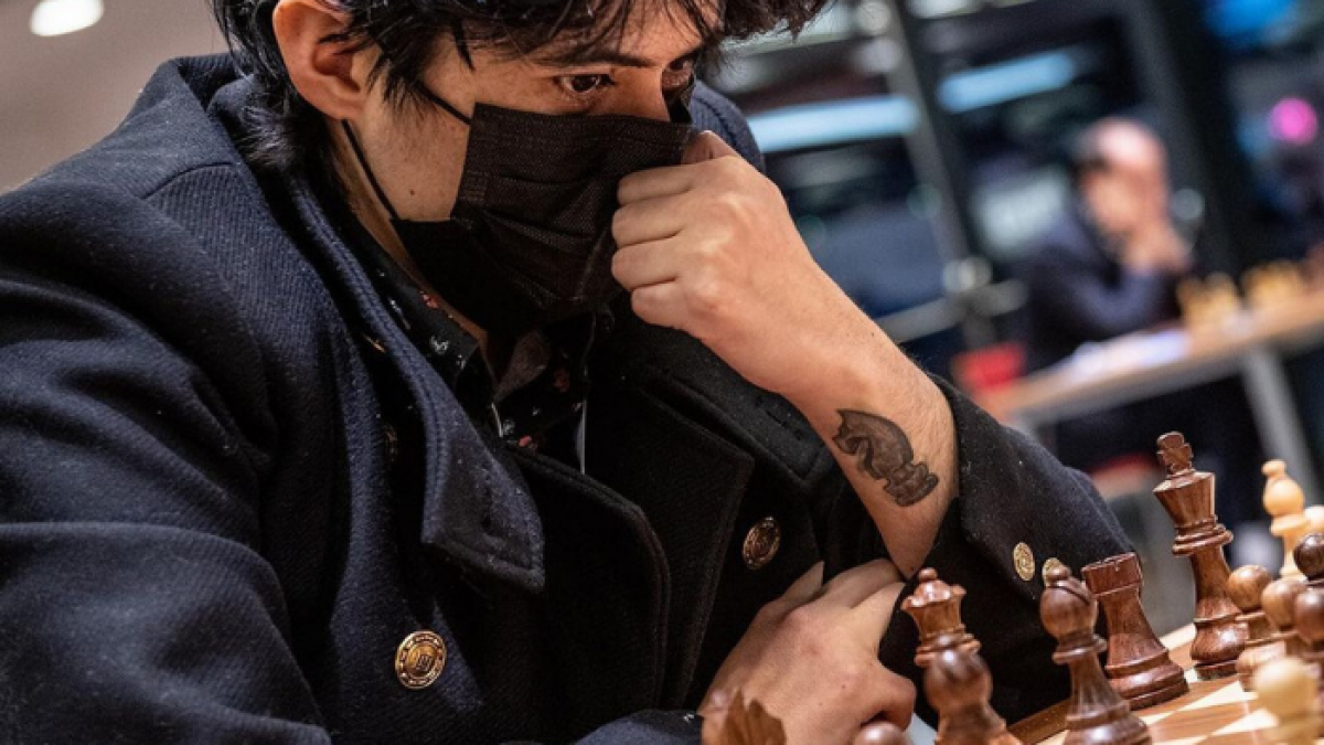 La ecuatoriana Carla Heredia durante el mundial de partidas rápidas de ajedrez