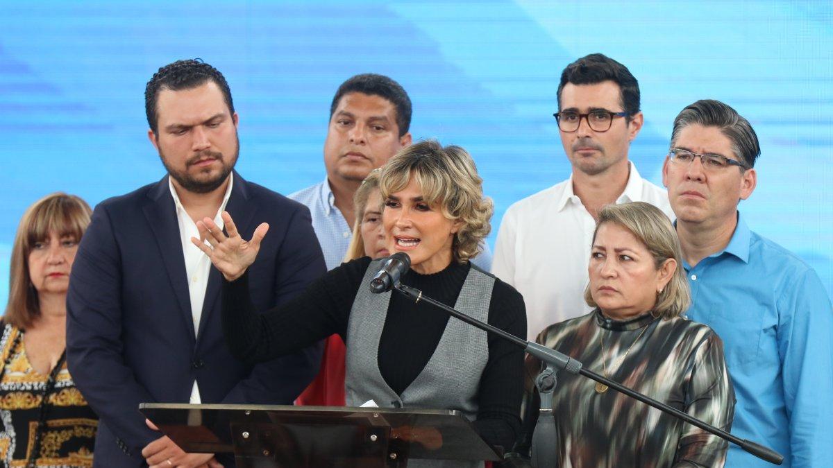 Figura. La alcaldesa durante una reciente aparición pública. 