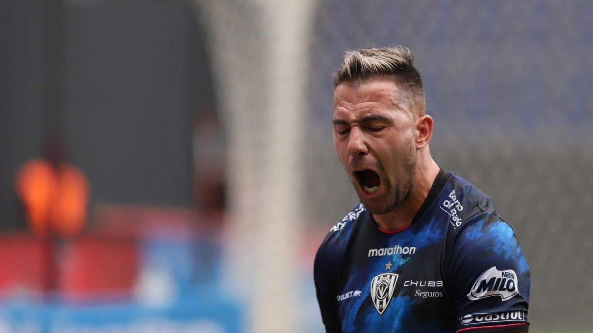 Jonatan Bauman anotó dos goles para el triunfo del equipo rayado sobre Deportivo Cuenca