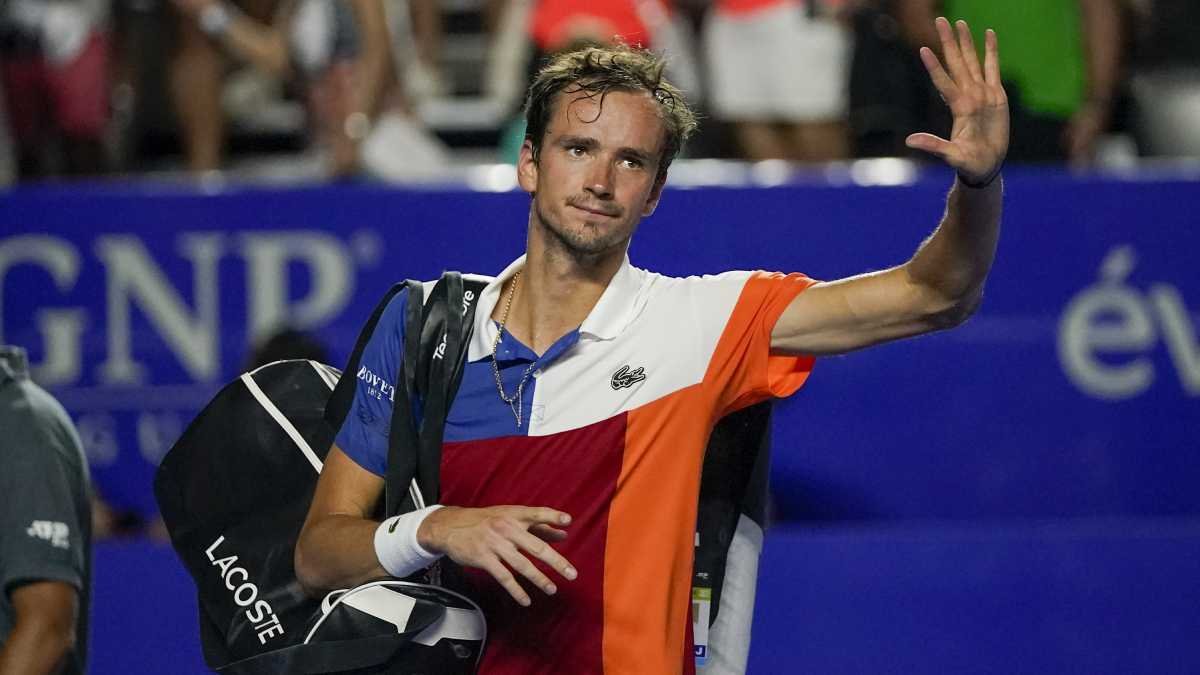 El actual número 2 del mundo, Daniil Medvedev, no estaría en el torneo por ser ruso.