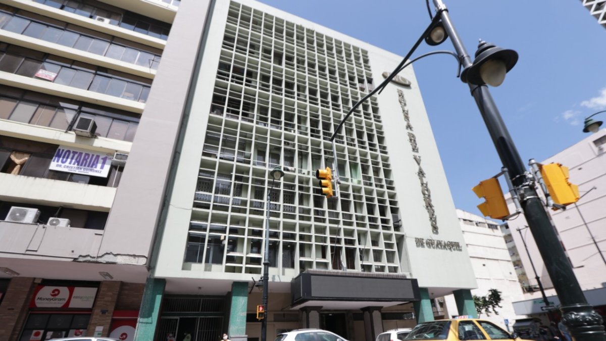 Las oficinas del Decevale funcionaban junto a la Bolsa de Valores de Guayaquil.