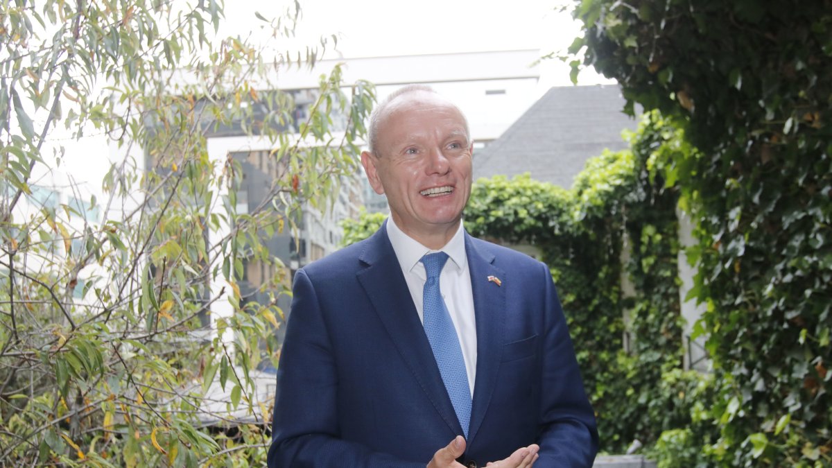 Mike Freer, ministro de Exportaciones e Igualdad del Reino Unido, estuvo de vista en días pasados en Quito.