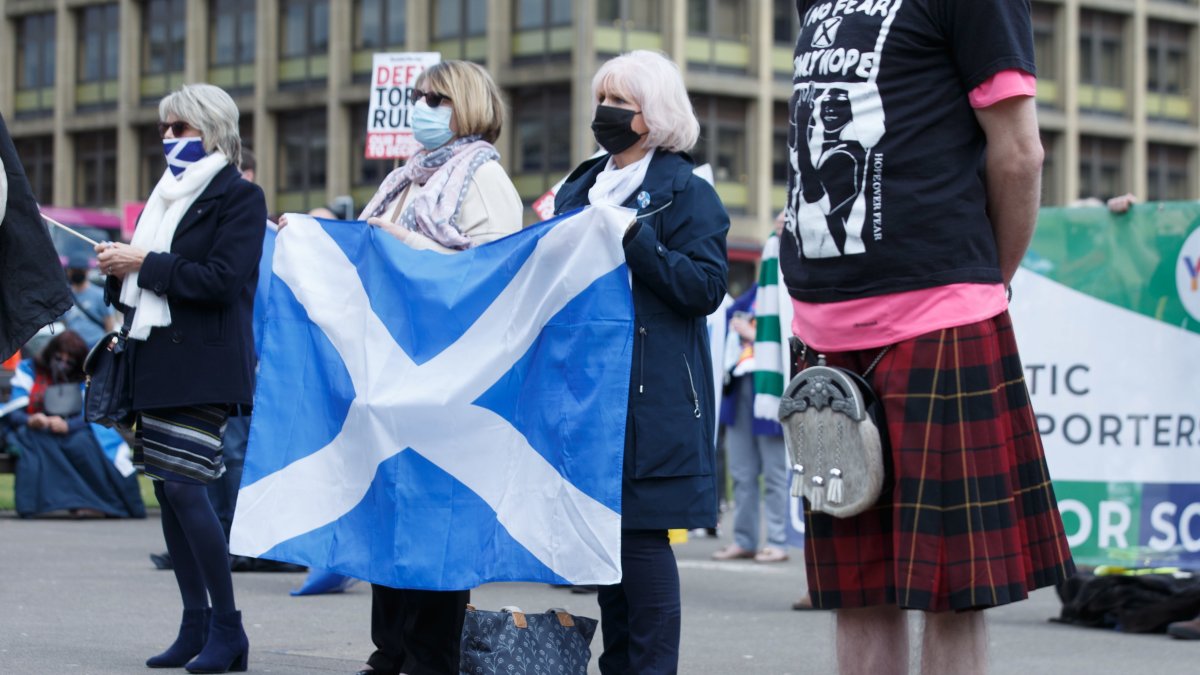 Posturas. El año pasado se realizó una manifestación a favor de la independencia. En 2014 ya hubo una consulta en la que ganó el No.