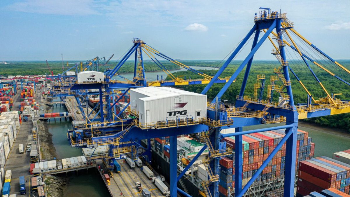 Terminal.- Las instalaciones del Terminal Portuario de Guayaquil