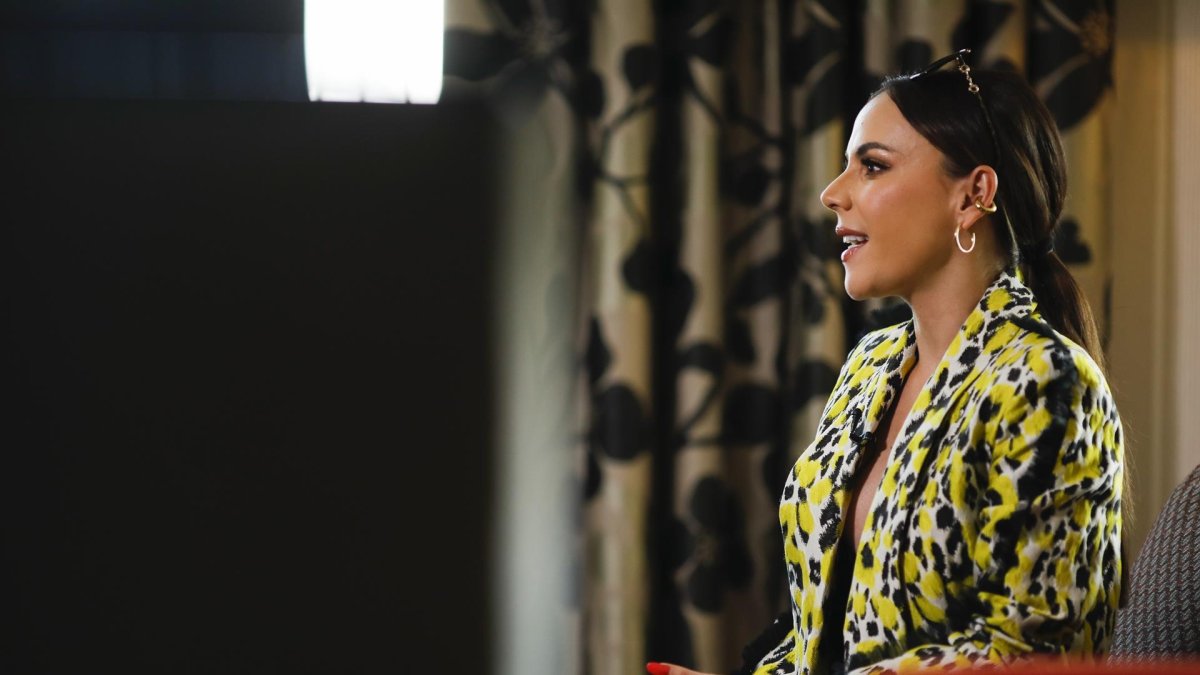 La colombiana Carolina Gaitán durante la entrevista concedida a EFE en Madrid.