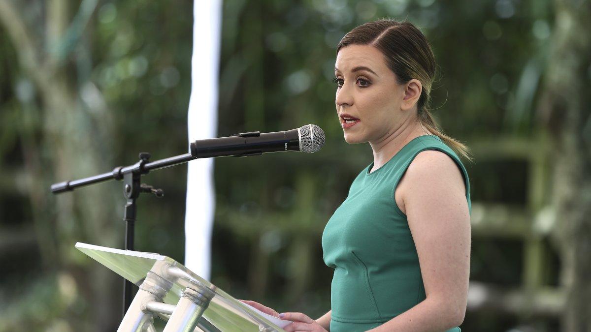 La secretaria de Derechos Humanos de Ecuador, Bernarda Ordóñez