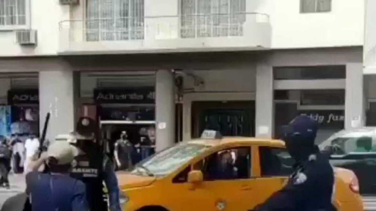 Hecho. El incidente se registró durante un operativo, aseguró el Municipio.