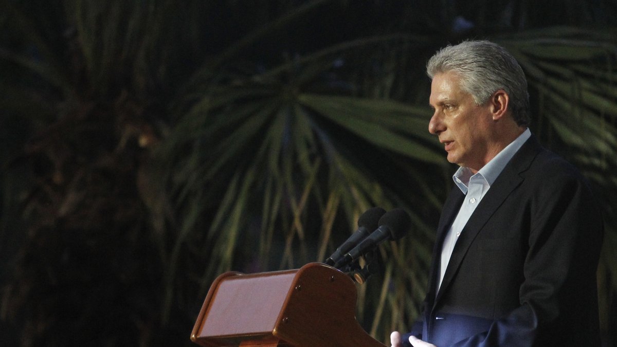El presidente cubano, Miguel Díaz-Canel, en una fotografía de archivo.
