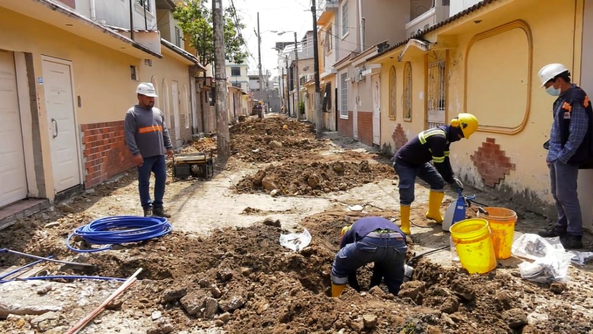 Labor. Empezó la reconstrucción de cinco peatonales en el barrio.