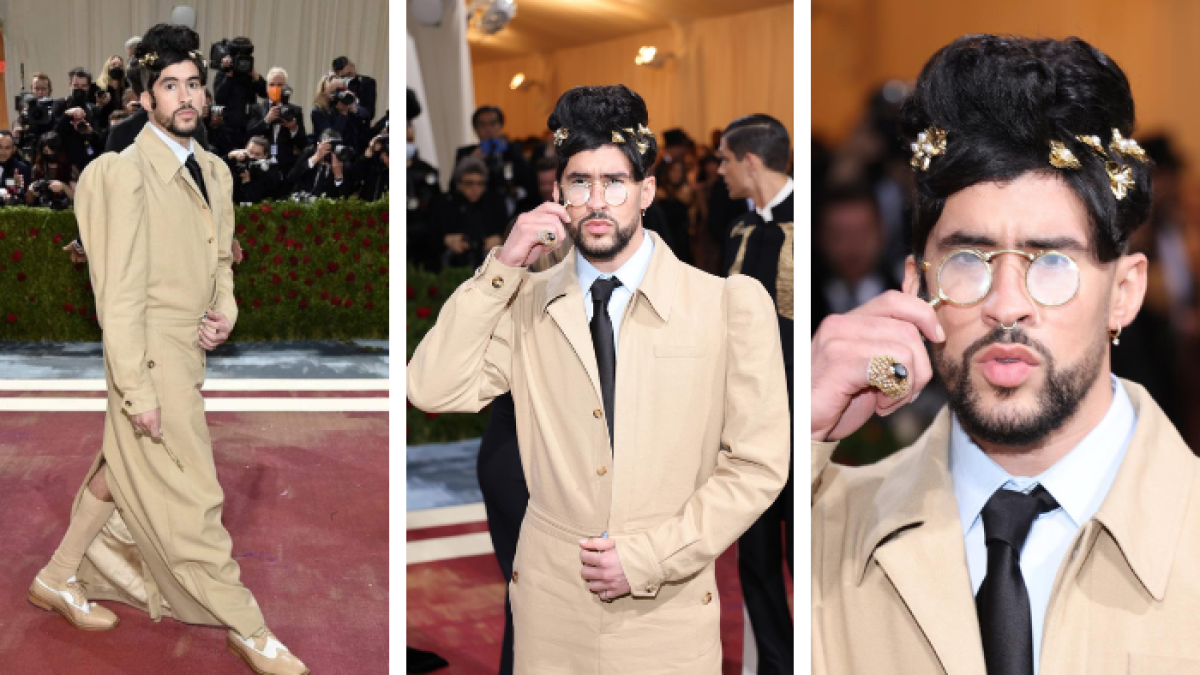 Así lució el 'Conejo Malo' en la Met Gala 2022.