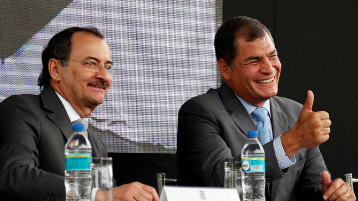 Sentenciados. Carlos Pólit y Rafael Correa tienen sentencias por casos de corrupción, que incluyen el pago de coimas por Odebrecht.