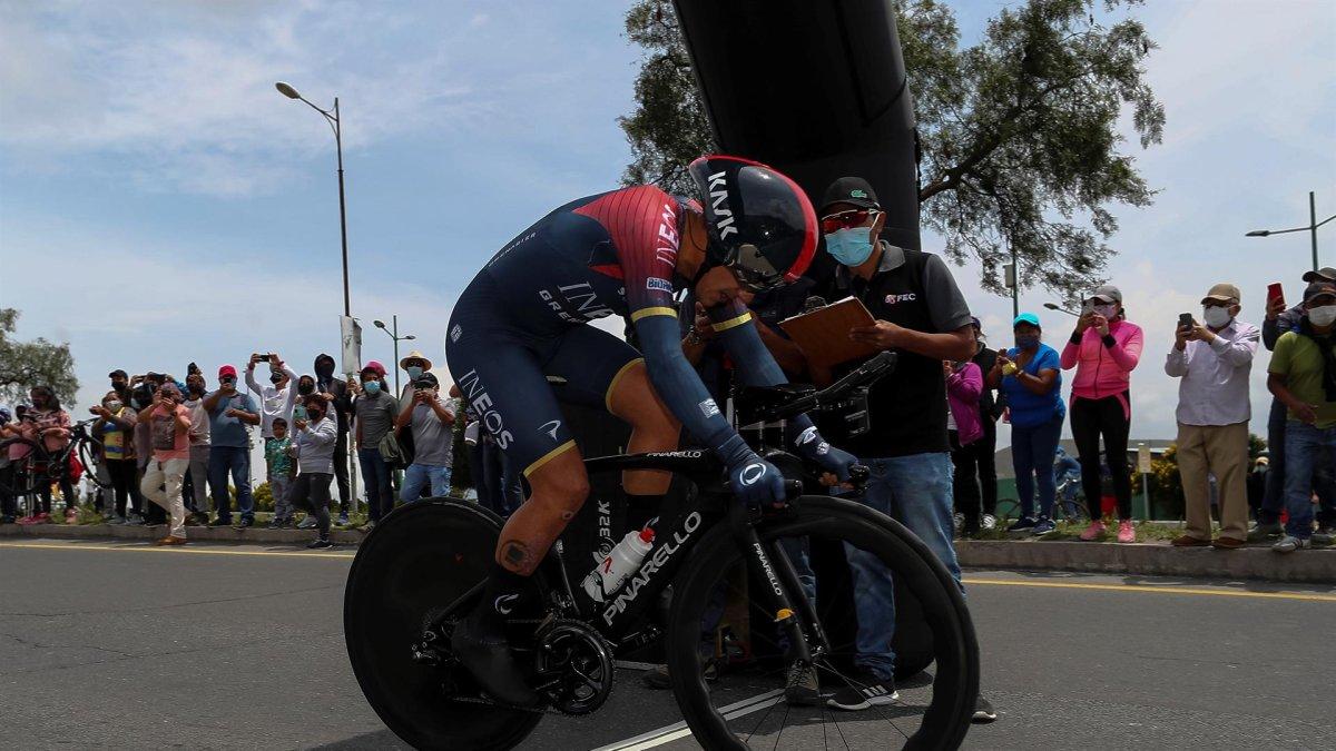 Richard Carapaz, en una imagen de archivo.