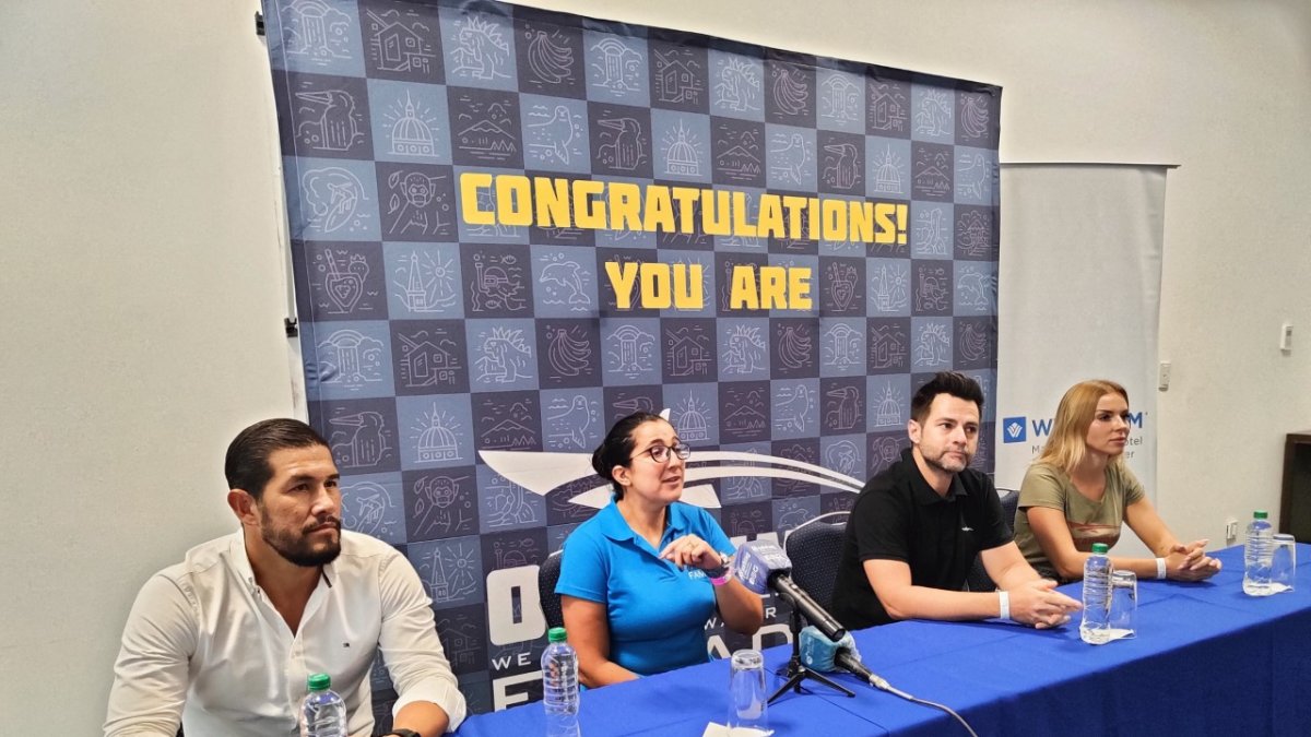 Directivos de la competencia en la rueda de prensa de presentación este viernes 6 de mayo.