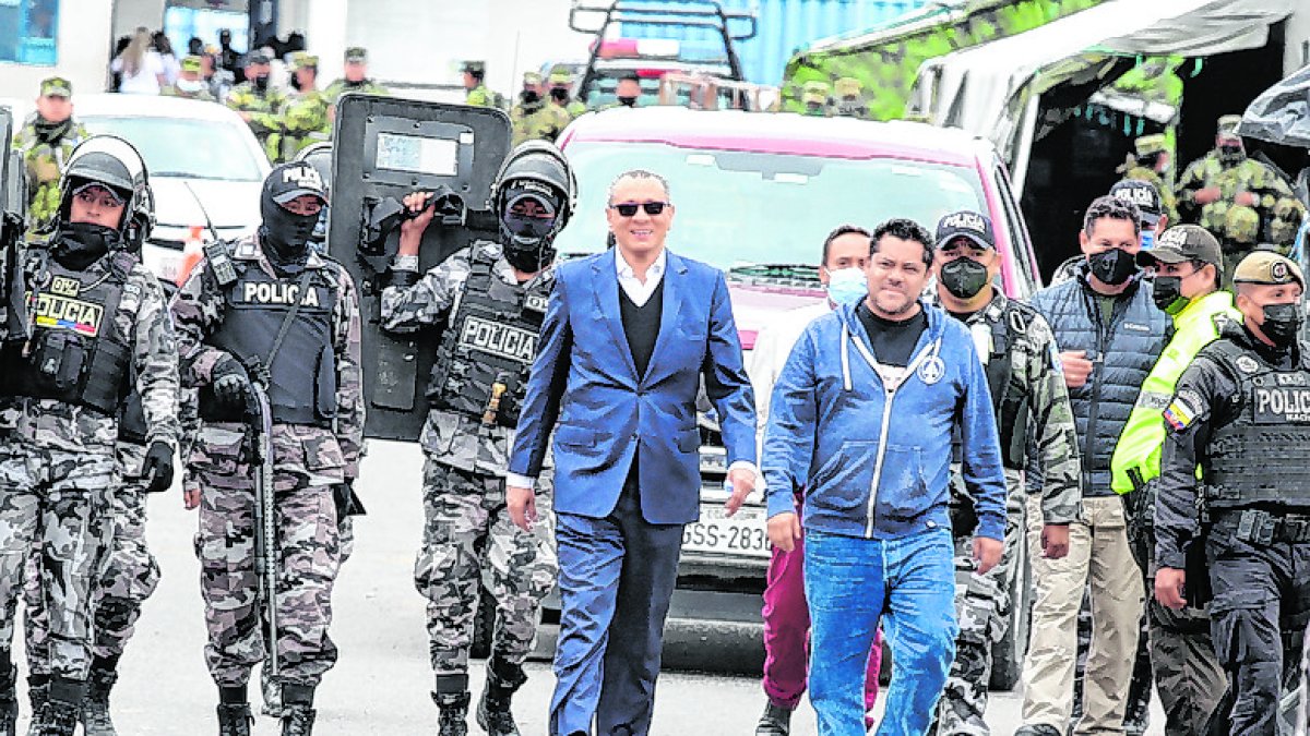 Liberación. El exvicepresidente Jorge Glas salió en libertad en abril.