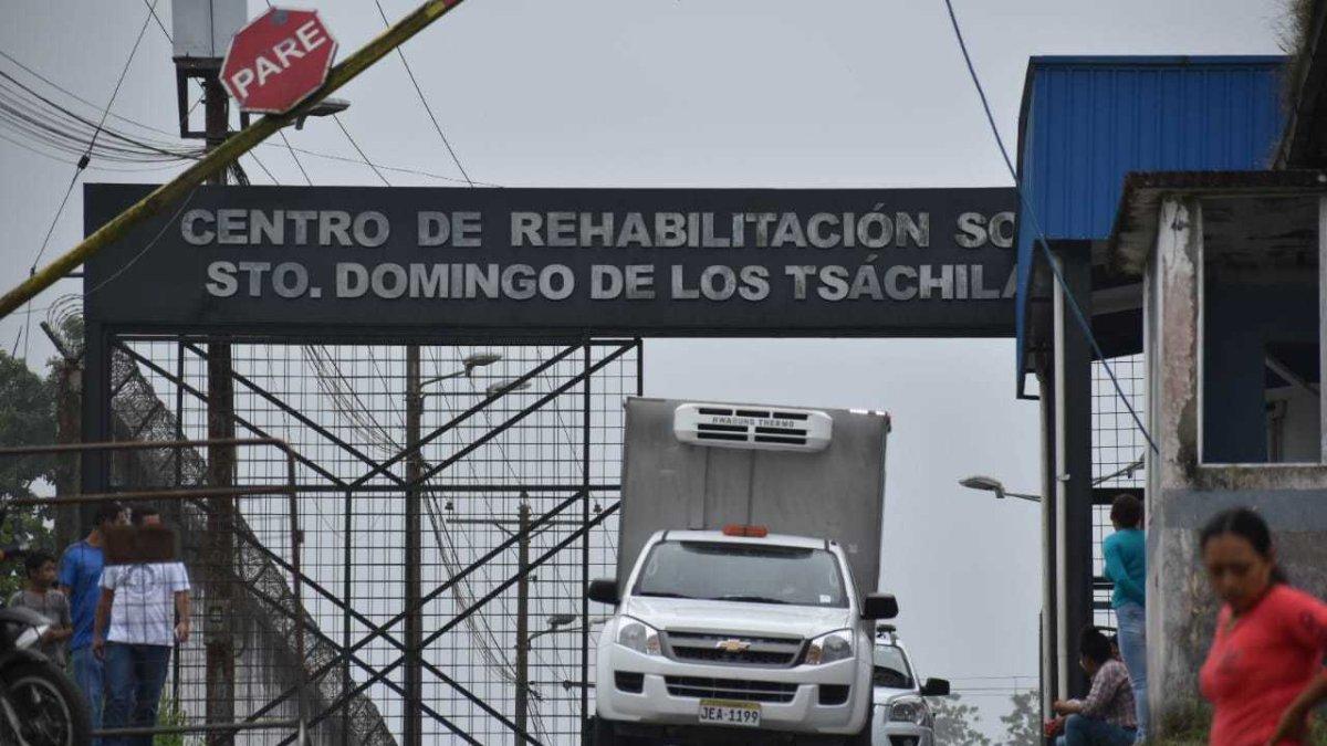 Imagen referencial de la fachada de cárcel de Santo Domingo.