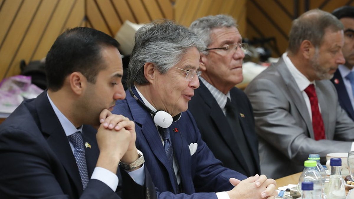 Guillermo Lasso, junto a la comitiva oficial recorrieron las instalaciones de Israel Aerospace Industries, con el objetivo de conocer los sistemas de seguridad, defensa e inteligencia que cuenta este país.