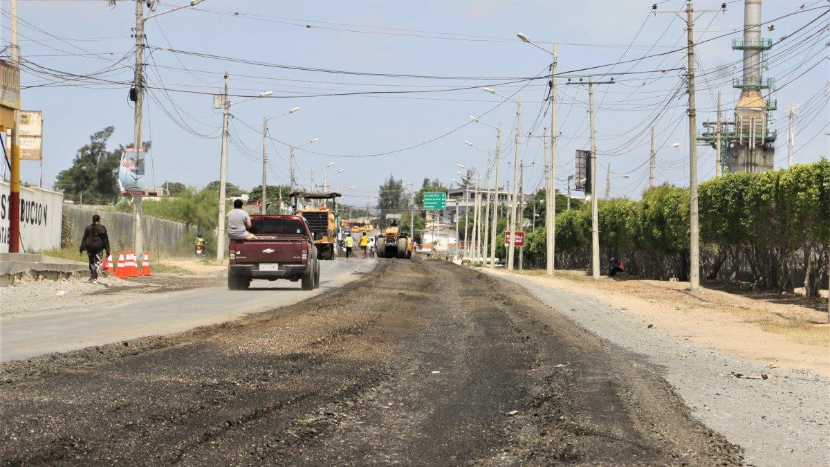 Trabajos. En cada lado de la vía la ampliación será de 1,40 metros.