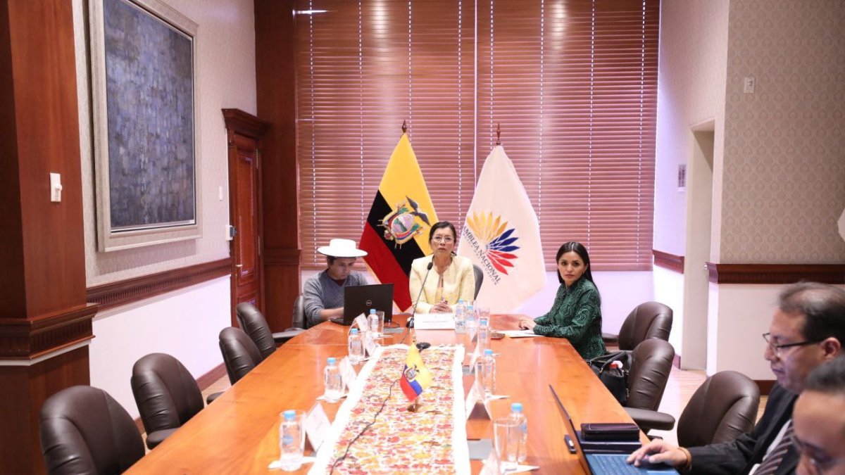 A la cita de este 11 de mayo de 2022 acudió Llori y la vicepresidenta Yeseña Guamaní.