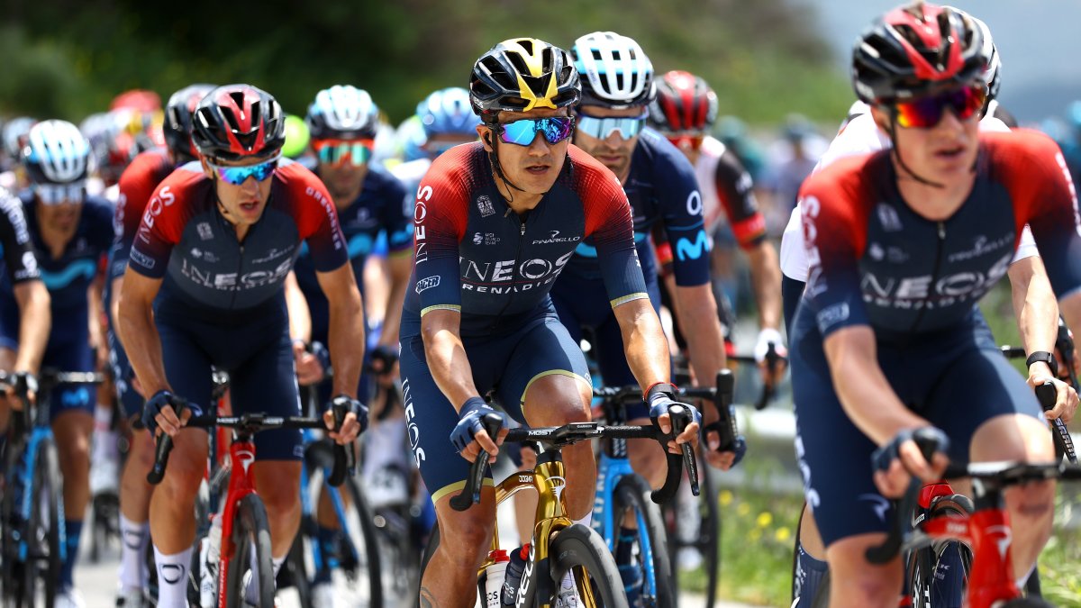 Richard Carapaz fue el mejor latinoamericano de la jornada.