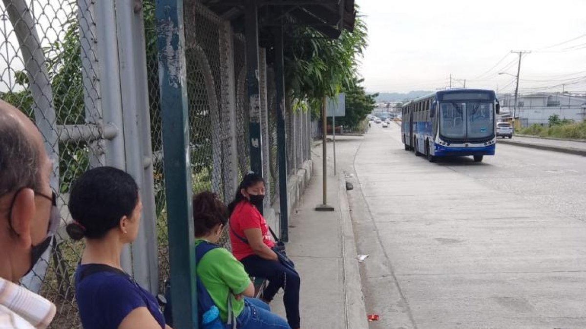 Los usuarios ven pasar muchos buses articulados, antes de ser recogidos por algún abastecedor que los ingresen a la terminal de Metrobastión.