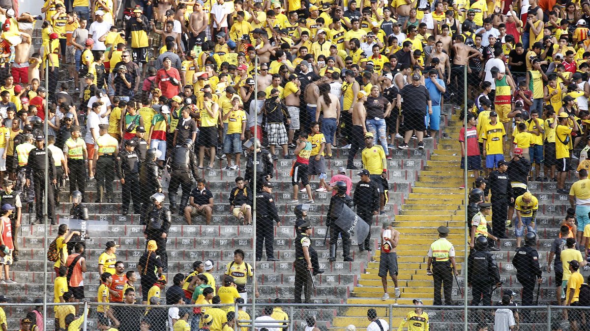 La Sur Oscura ha sido protagonista de varios incidentes dentro de su estadio.