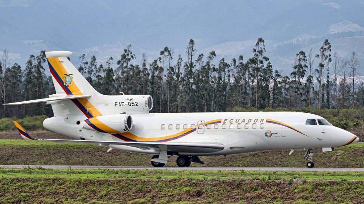 Aparato. Se estima que la aeronave fue comercializada en unos $ 8 millones.