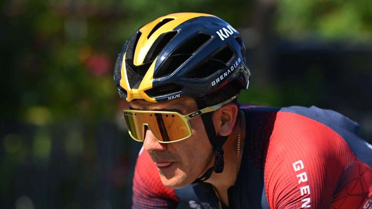 Richard Carapaz remetó en quinto lugar la décima etapa del Giro.