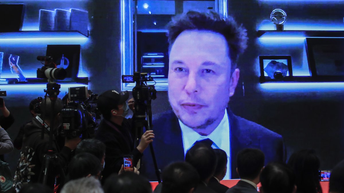 Imagen de archivo de un video que muestra al multimillonario Elon Musk