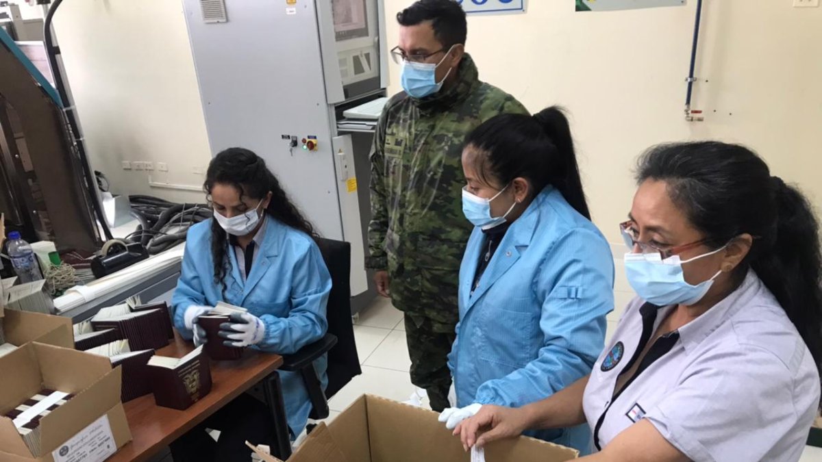 El Registro Civil indica que la entrega de materiales por parte del IGM será de forma paulatina.