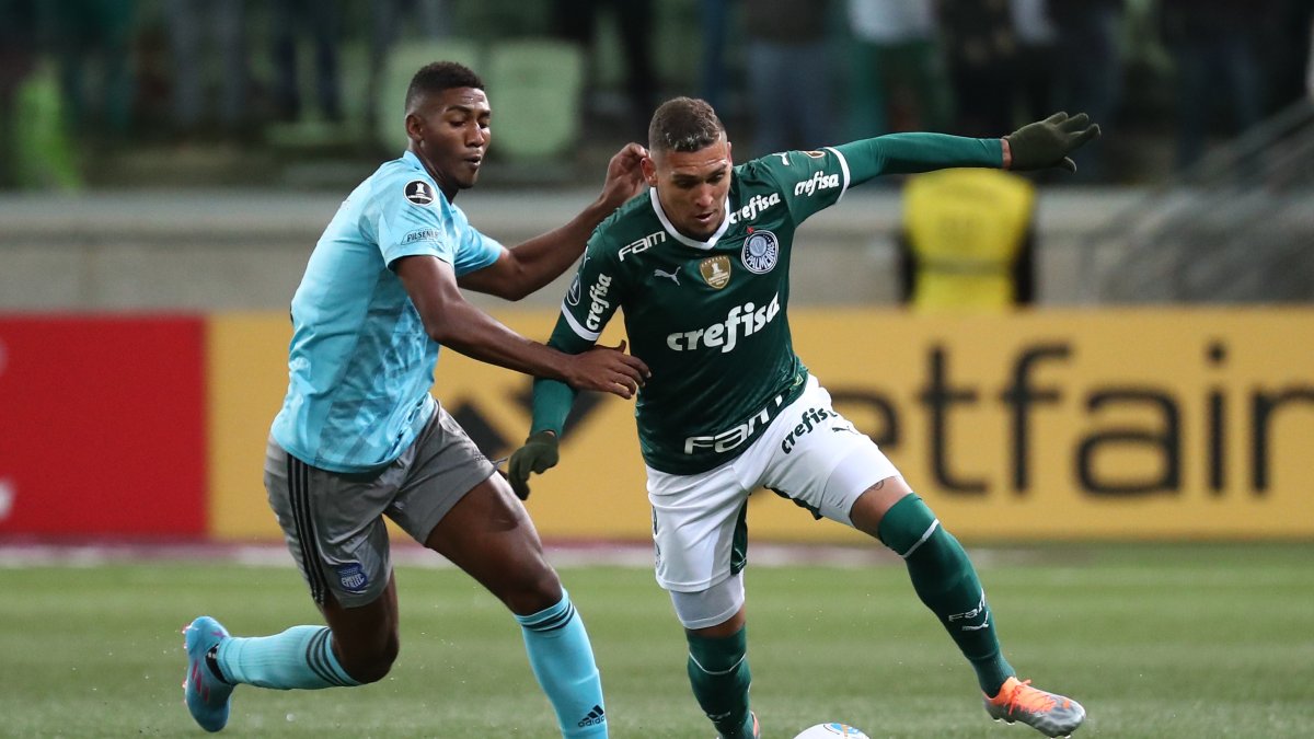 Emelec y Palmeiras no se hacen daño en el Allianz Parque de Sao Paulo.
