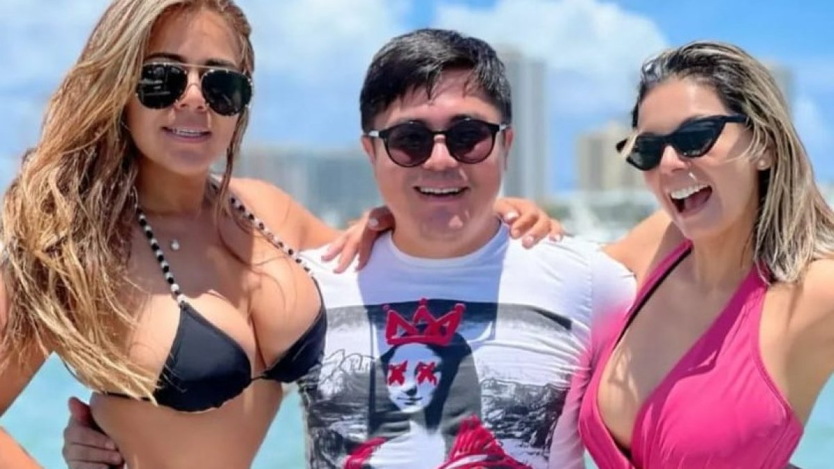 Mafer con El Cuy y Jessenia Hatti.