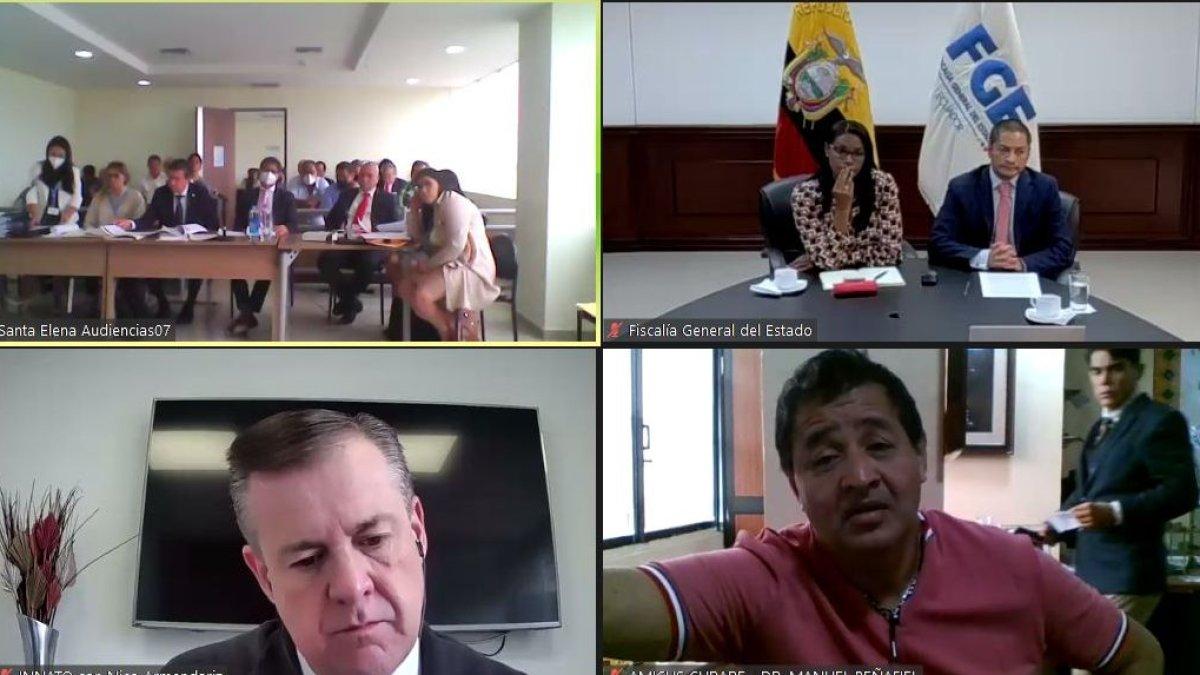 Audiencia. Este miércoles 18 de mayo de 2022 se realizó la audiencia de apelación del habeas corpus de Glas.