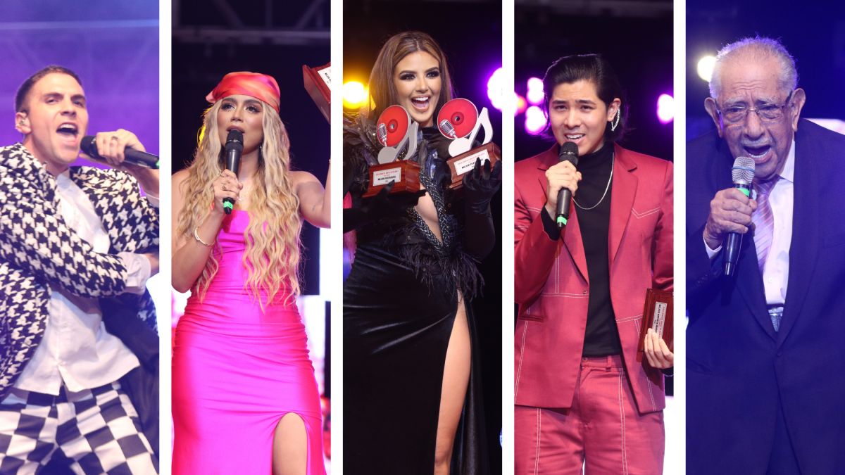 Johann Vera, Andreína Bravo, Dayanara, Ren Kai y Héctor Jaramillo.