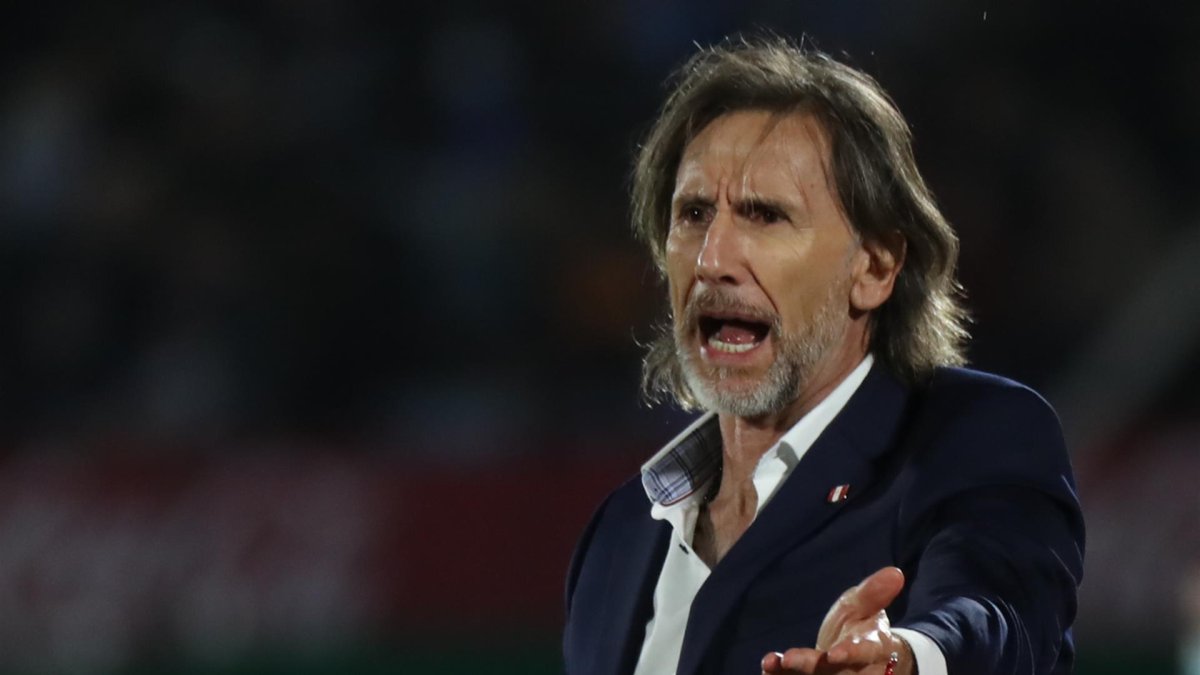 entrenador de Perú, el argentino Ricardo Gareca