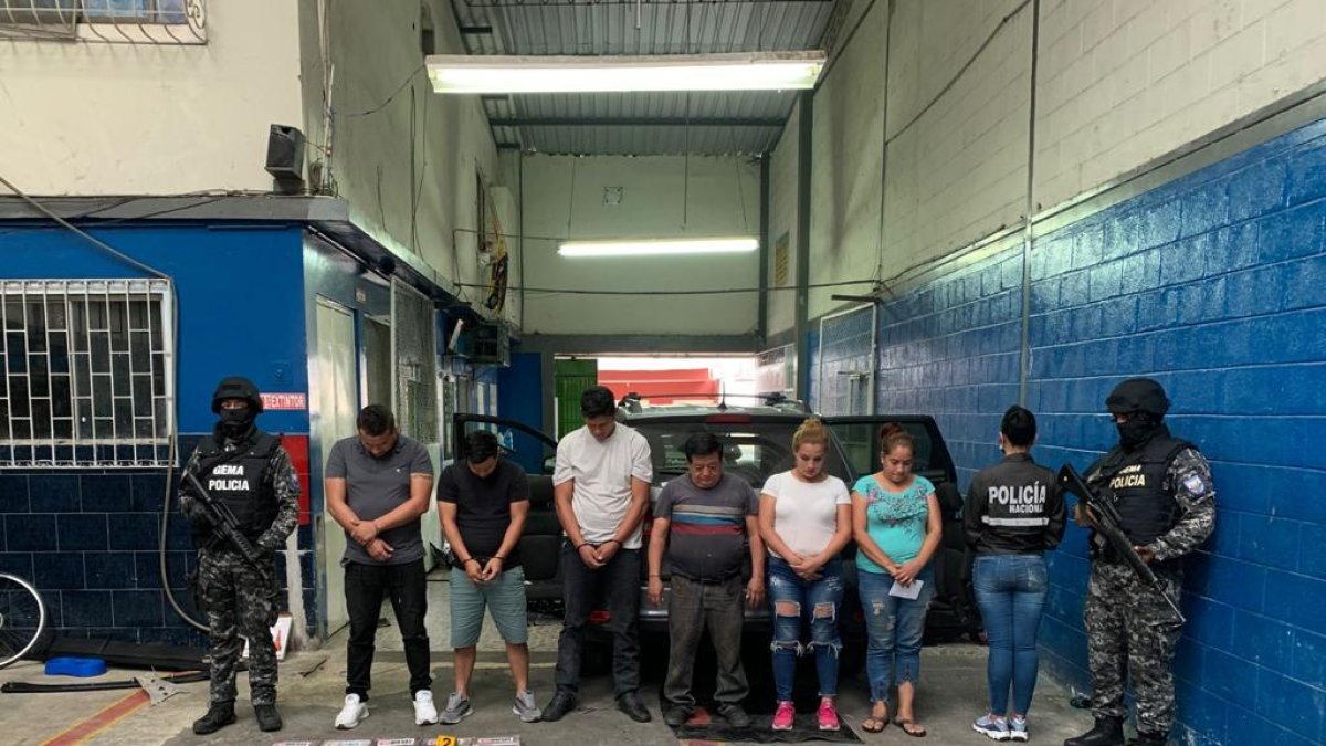 Los detenidos fueron puestos a órdenes de las autoridades