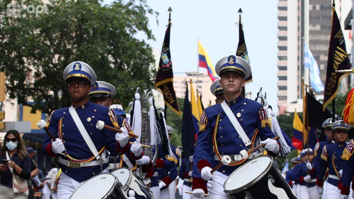 Hecho. Diferentes estudiantes participaron en el desfile.