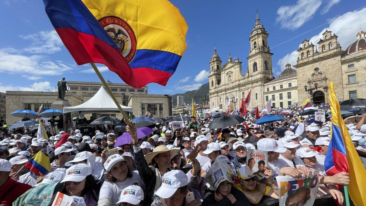 Este 29 de mayo, los colombianos eligen al nuevo sucesor del presidente Iván Duque . EFE.