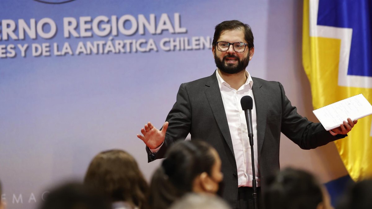 Foto de archivo del presidente de Chile, Gabriel Boric.
