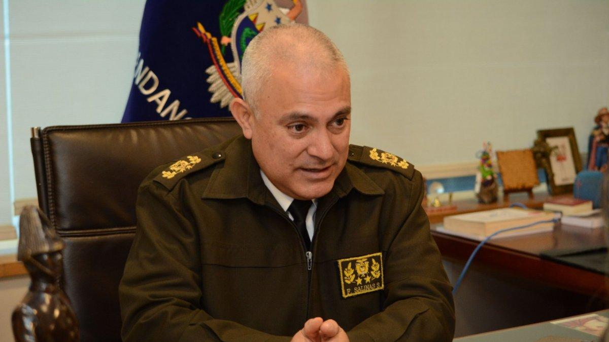 Oficial. Fausto Salinas, es el comandante de la Policía que reemplazó a Carlos Cabrera.