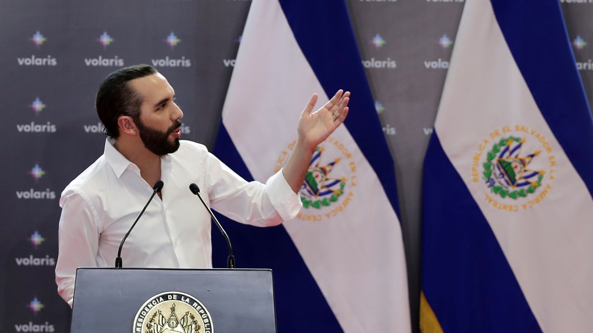 El presidente de El Salvador, Nayib Bukele, en una fotografía de archivo.