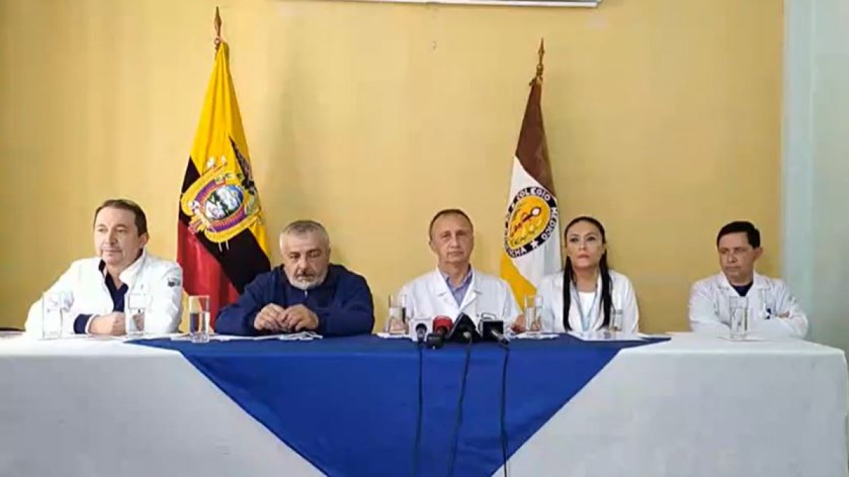 El gremio ofreció una rueda de prensa este jueves en Quito.