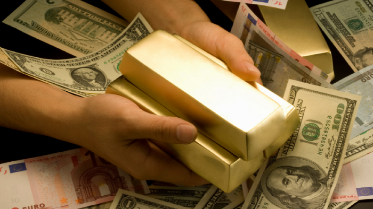 Foto referencial de lingotes de oro.