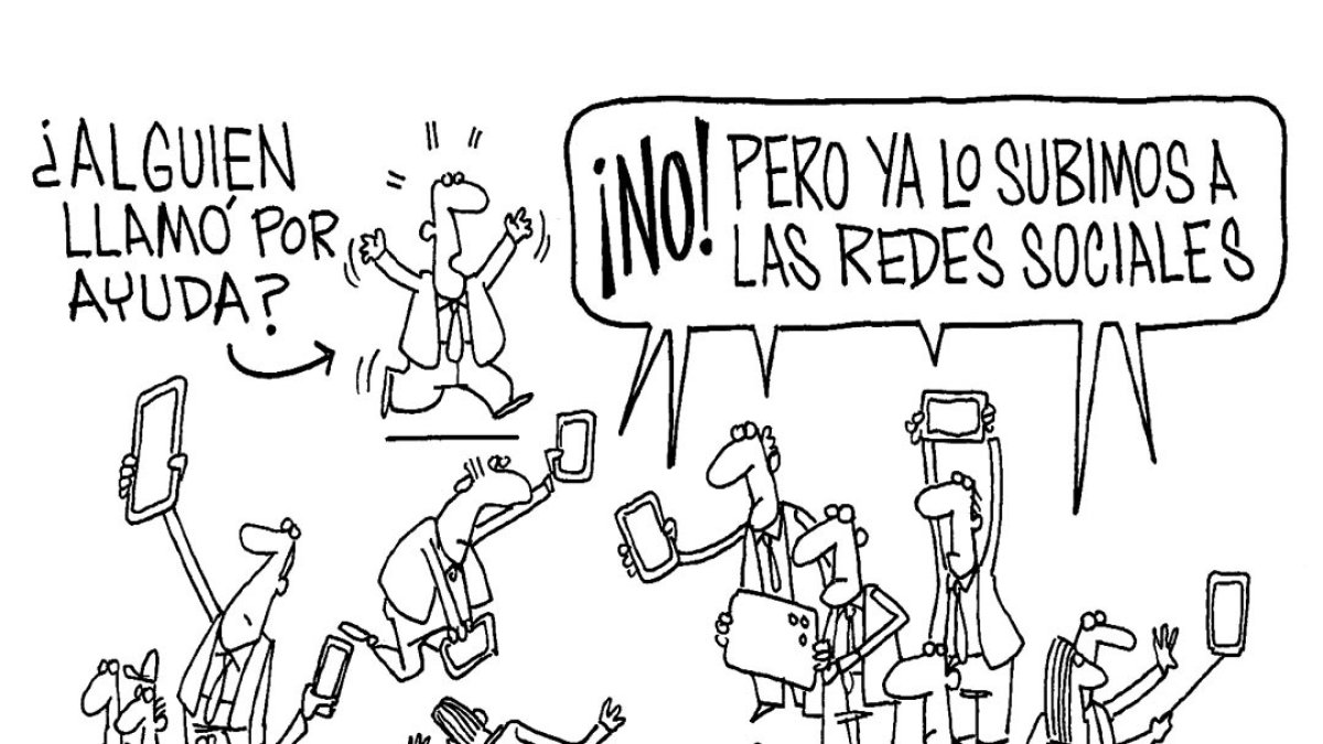 La primera reacción es el morbo.