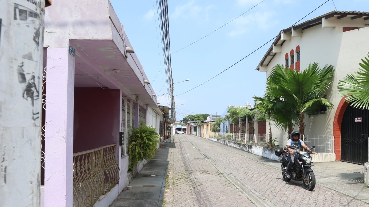 Borroso. Las imágenes que se colocaron en los postes (izquierdo) de a poco se han ido borrando o despegando, en medio del poco tránsito peatonal.