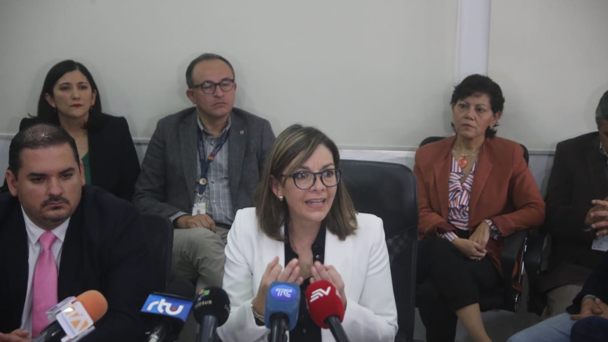 La ministra de Salud, Ximena Garzón, dio a conocer la noticia.