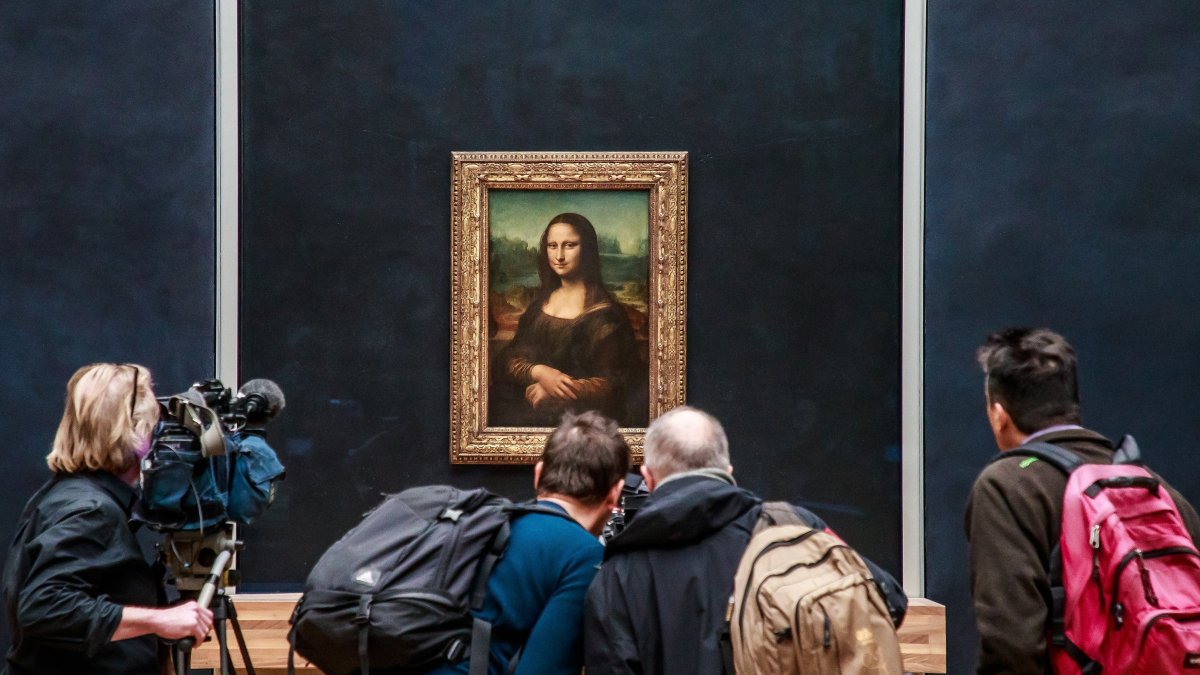 El cuadro 'La Gioconda' (Mona Lisa) de Leonardo da Vinci.